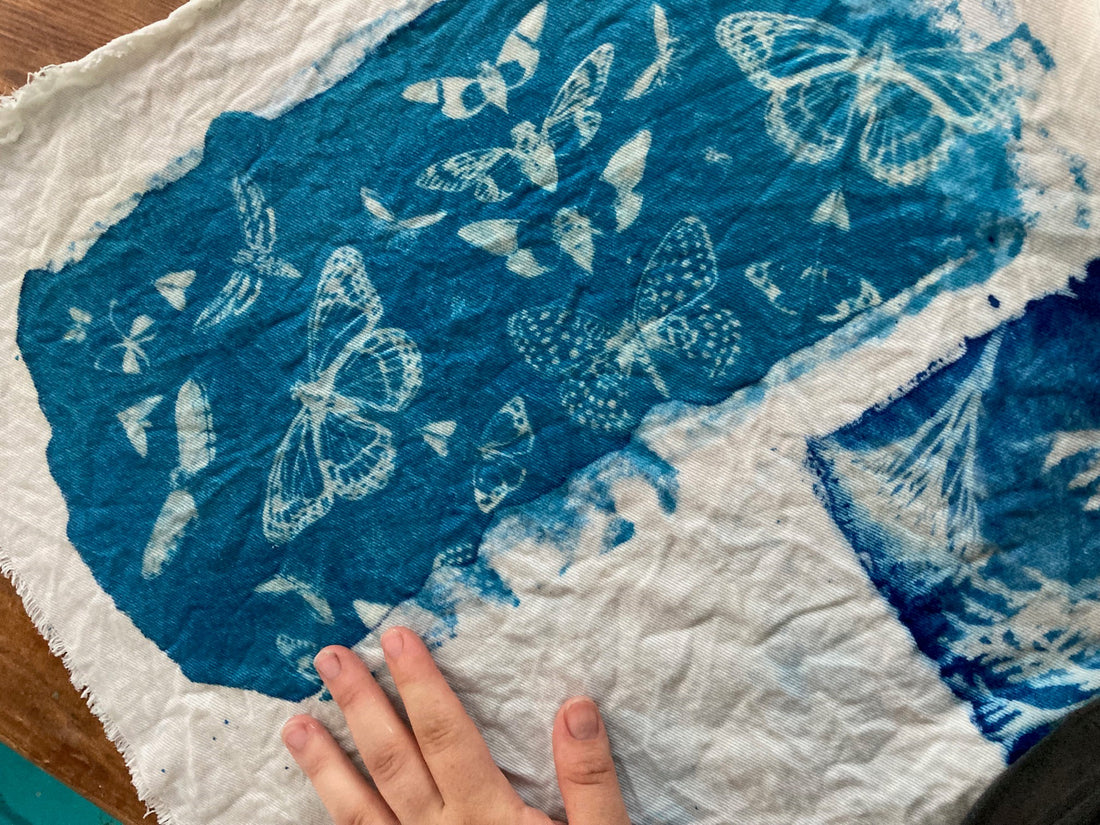 A new technique for TMDCo. - Cyanotype Printing