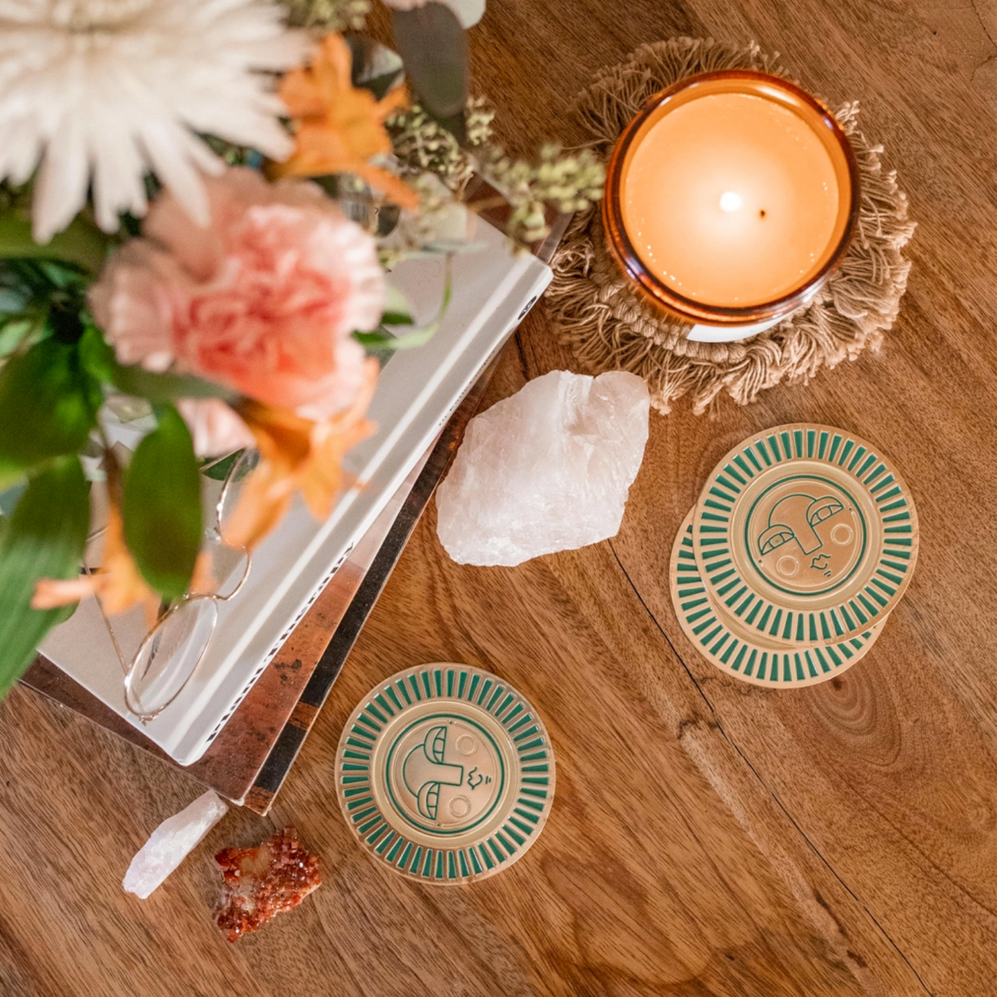 The Sol Coaster - Teal (Sold Individually)