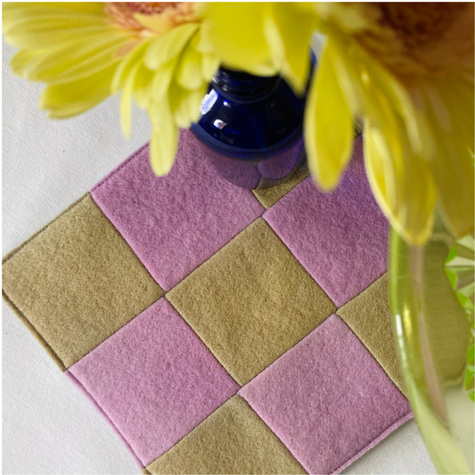 Checkerboard Trivet - Retro