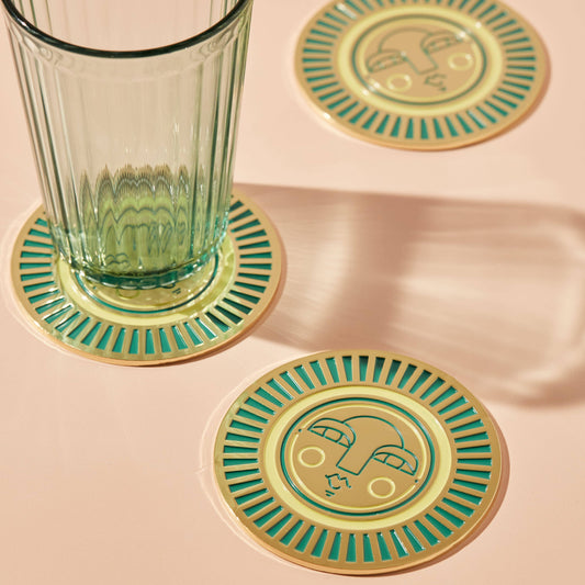 The Sol Coaster - Teal (Sold Individually)