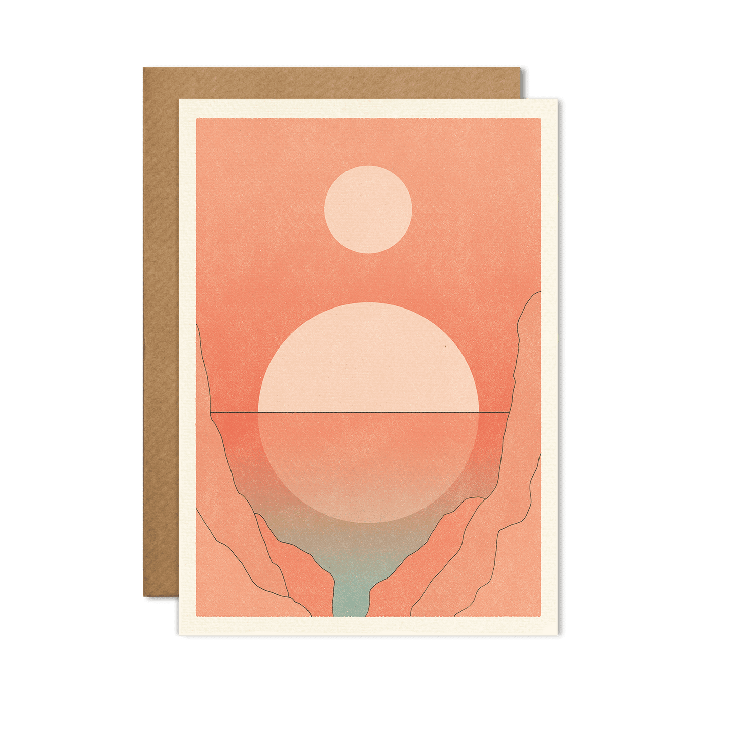 Canyons Print Greeting Card