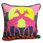 Loving Giraffes Throw Pillow Cover