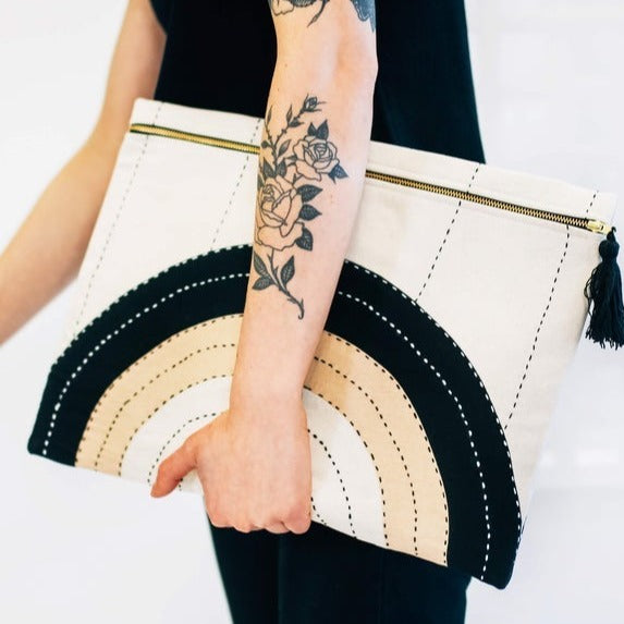 Eclipse Oversized Pouch Clutch