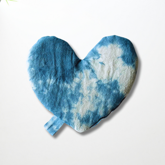 Heart Shaped Eye Pillow - Sky