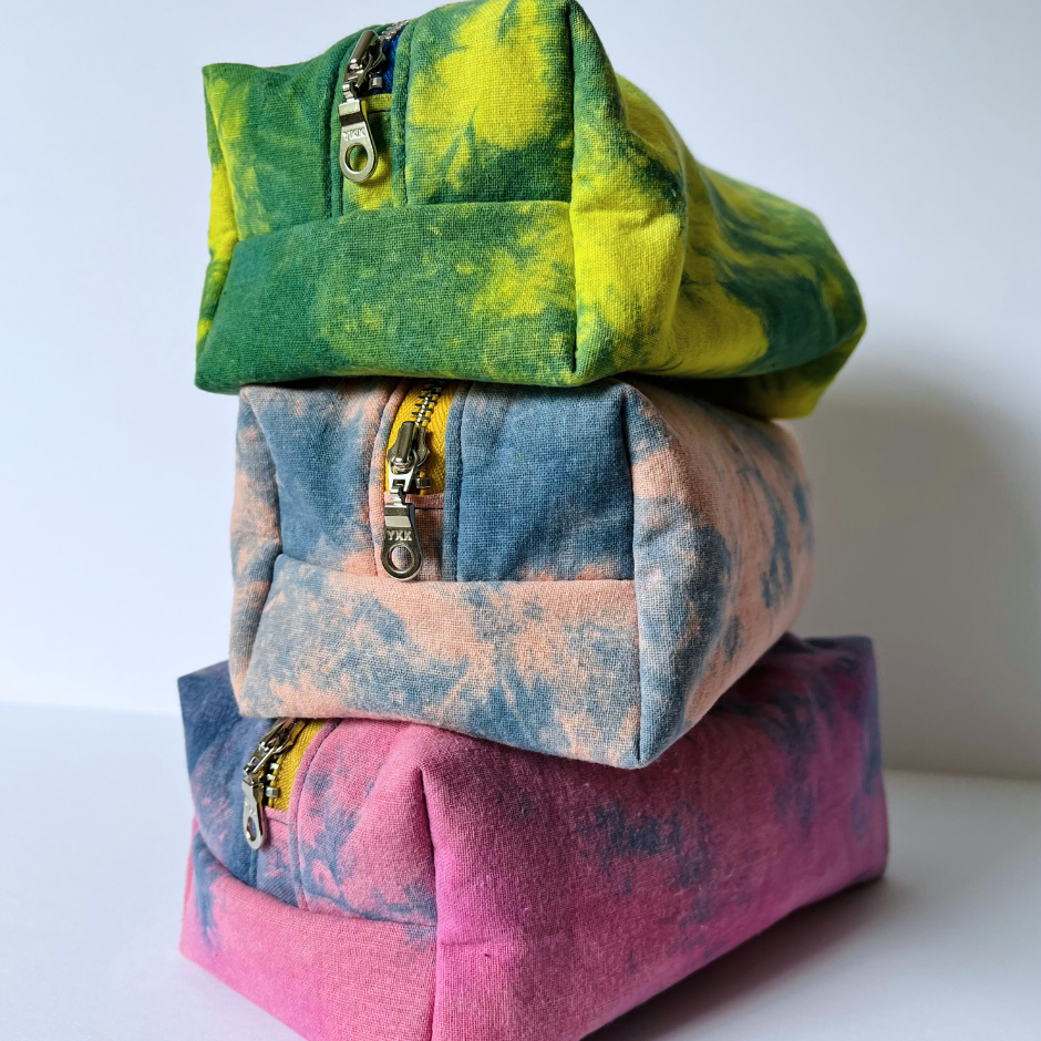 Boxy Toiletries Bag - Peach