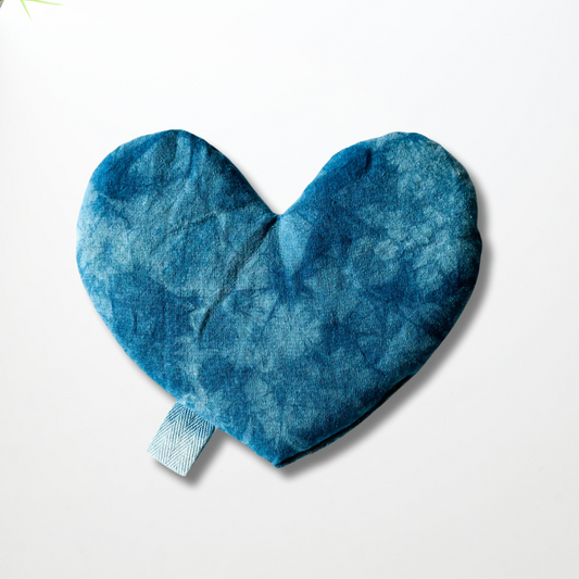 Heart Shaped Eye Pillow - Sea