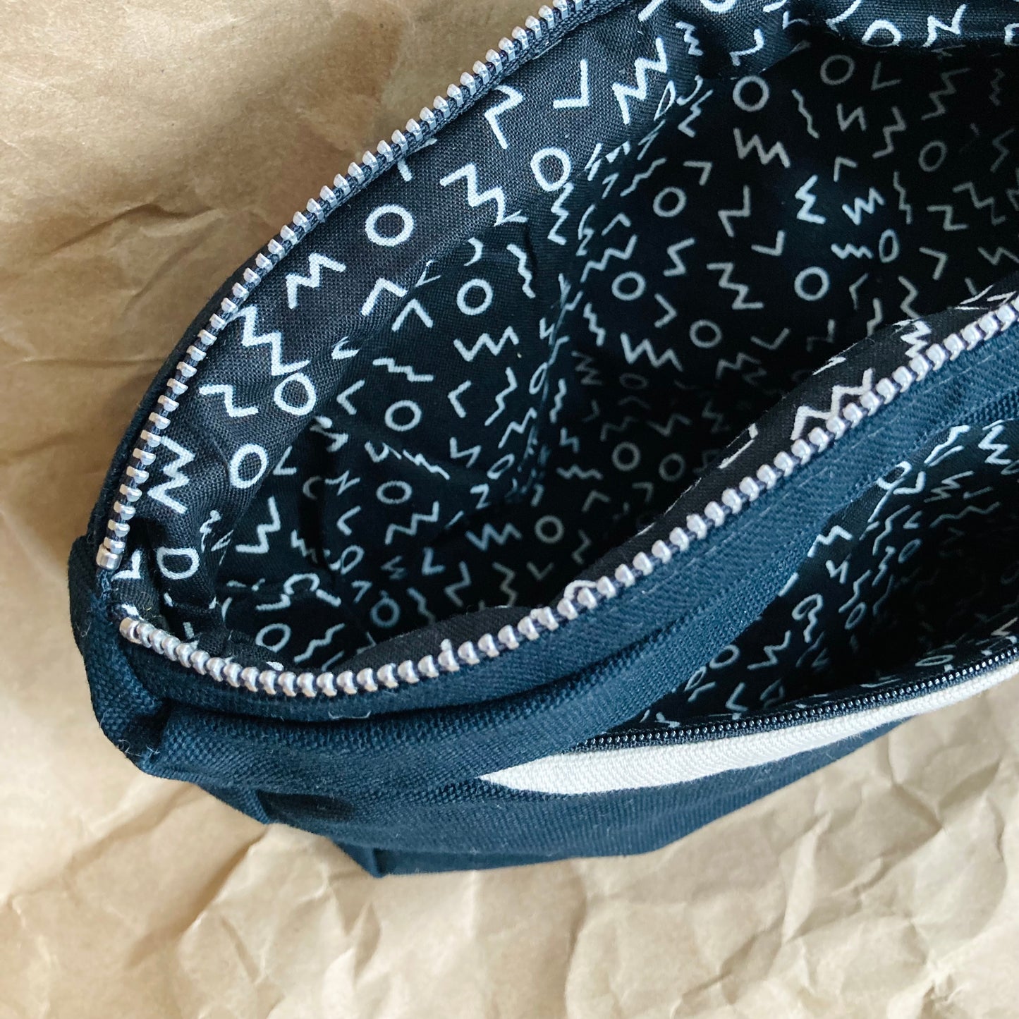 TMDCo Original Backslash Bag - Black + White