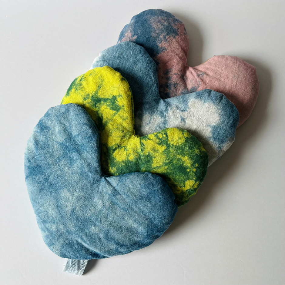 Heart Shaped Eye Pillow - Sea