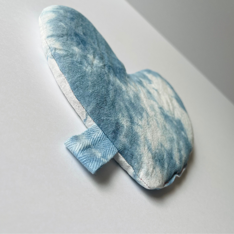 Heart Shaped Eye Pillow - Sky