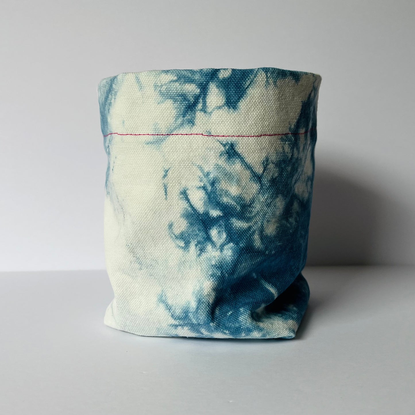Fabric Planter/Storage Basket - Indigo - Sky
