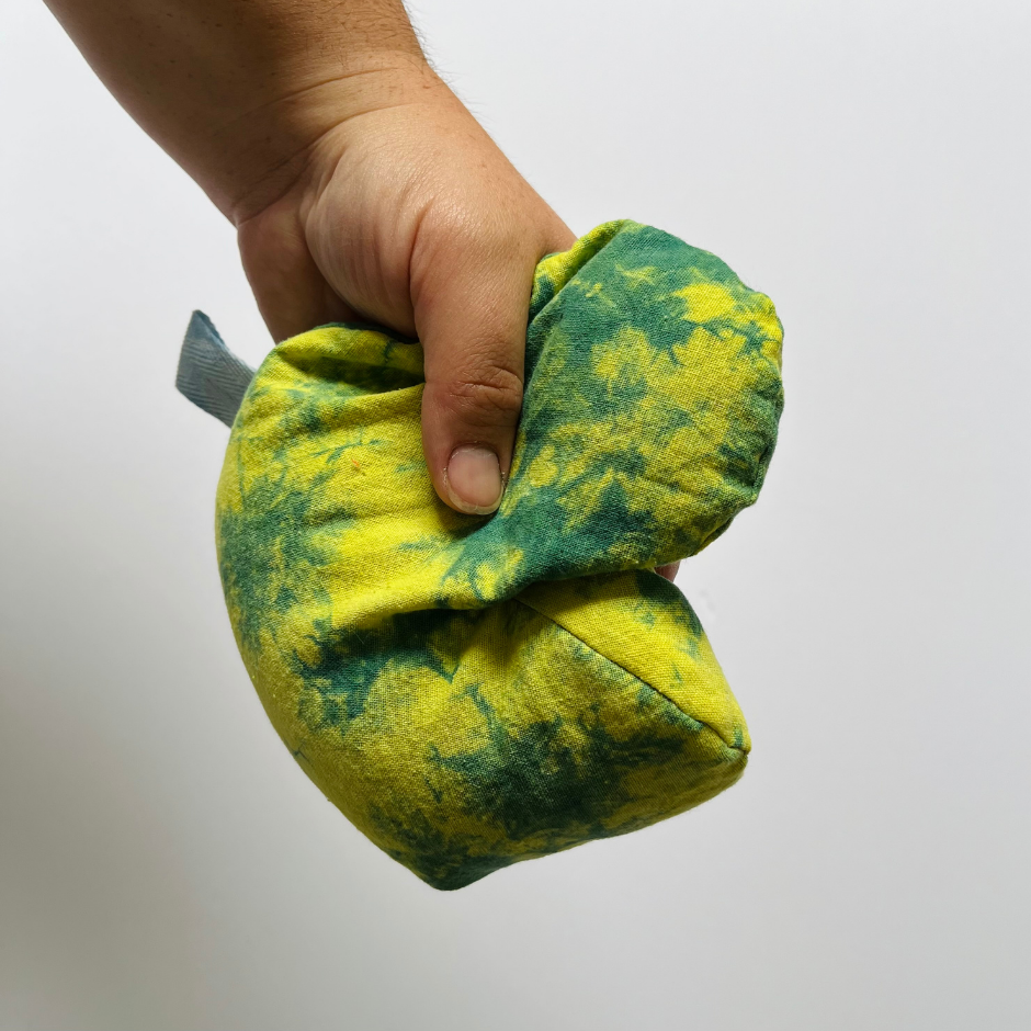 Heart Shaped Eye Pillow - Citron