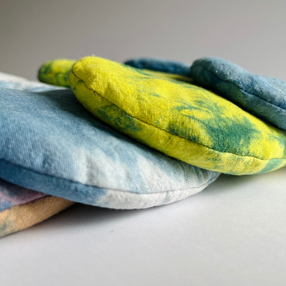 Heart Shaped Eye Pillow - Sky