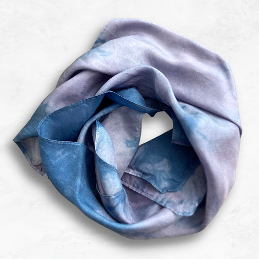 Morning Light Silk Bandana - Botanically Dyed