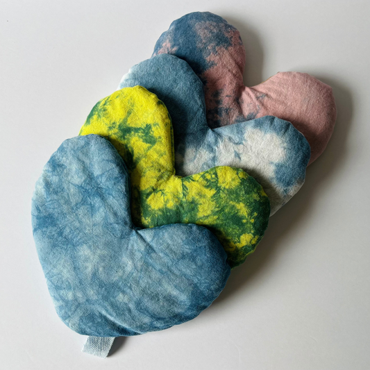 Heart Shaped Eye Pillow - Earth