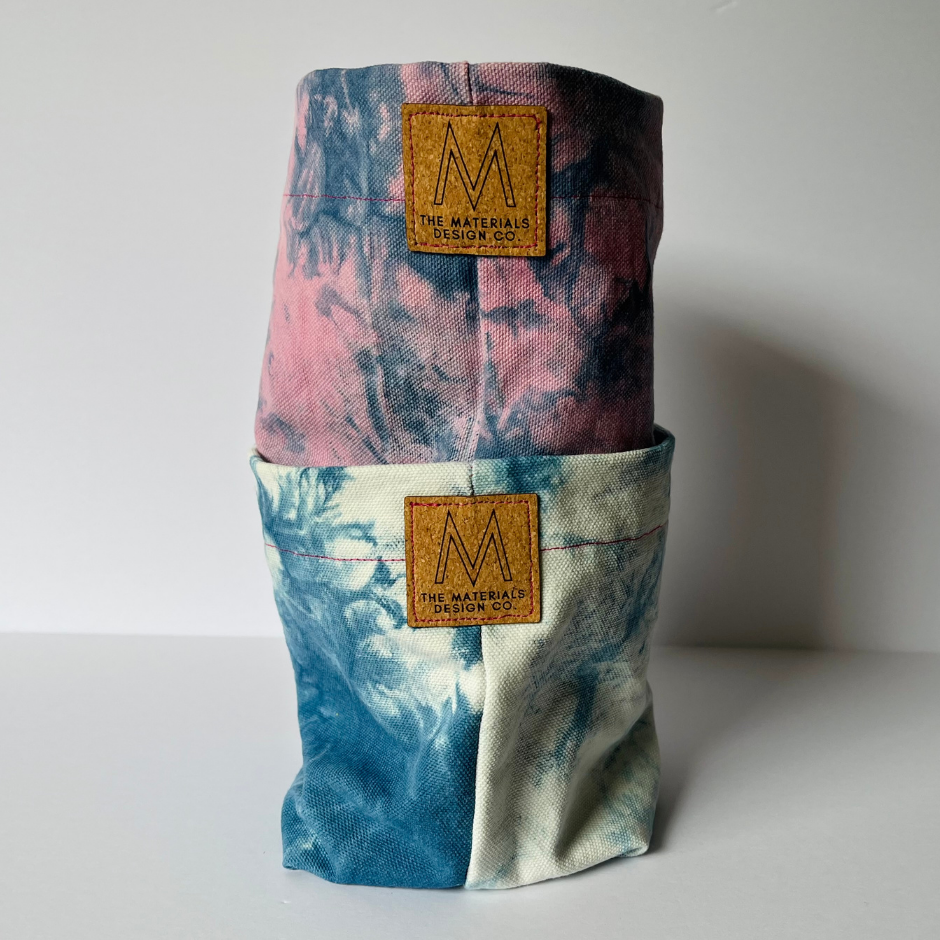 Fabric Planter/Storage Basket - Indigo - Sky