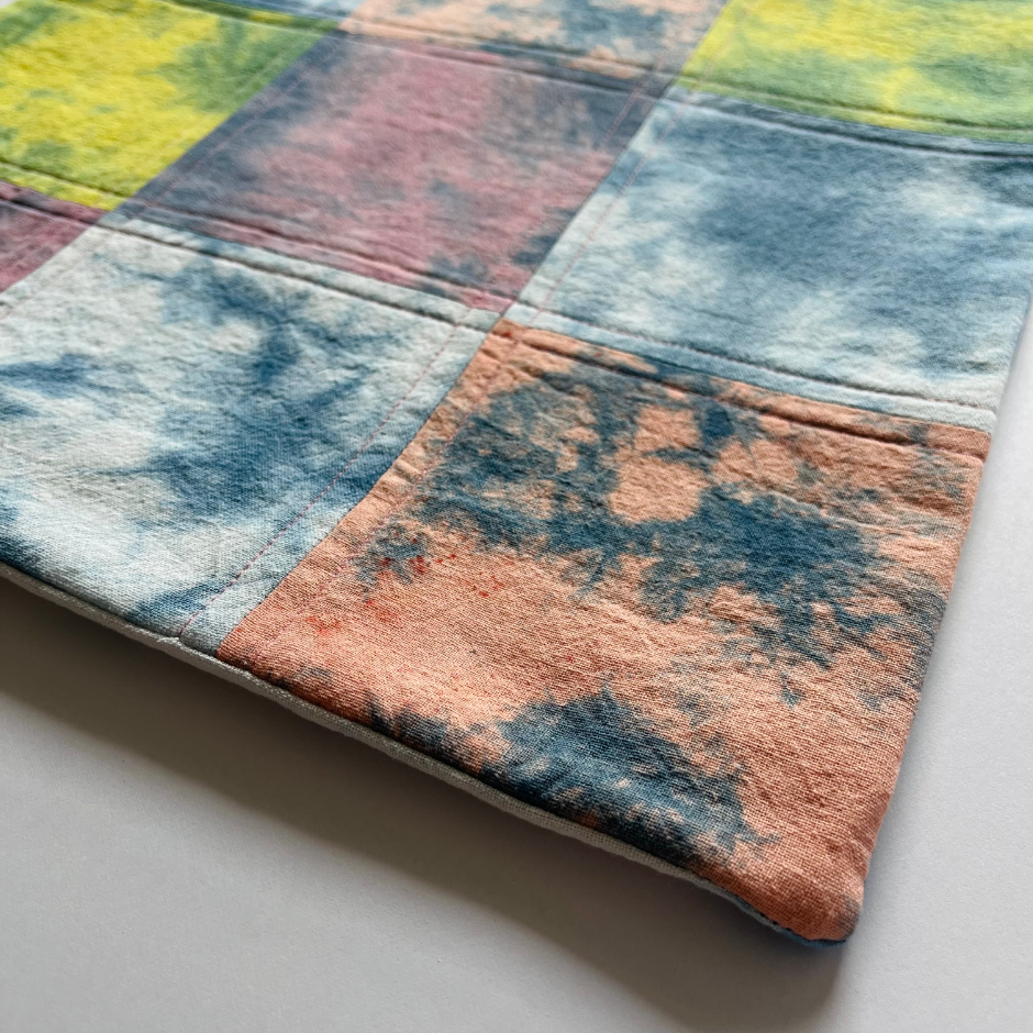 Pieced Throw Pillow (Cover Only) - Multicolor