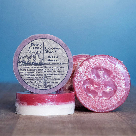 Loofah Soap - Wild Amber