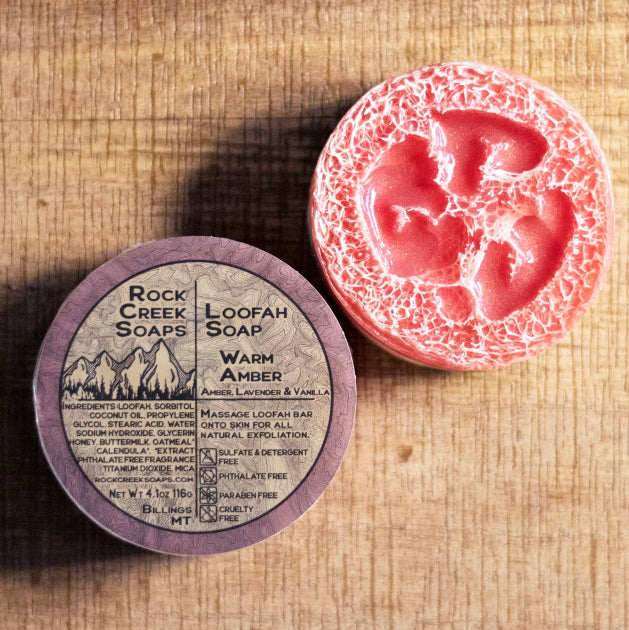 Loofah Soap - Wild Amber