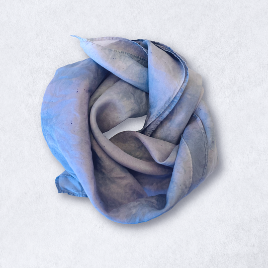 Morning Light Silk Bandana - Botanically Dyed
