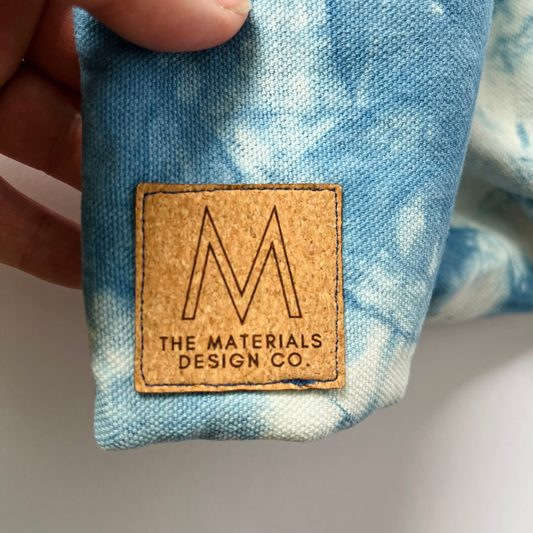 Laptop Bag - Natural Indigo Dye - Sky