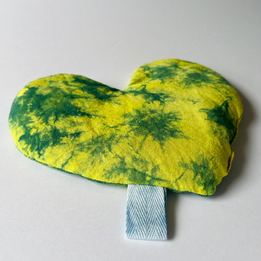Heart Shaped Eye Pillow - Citron