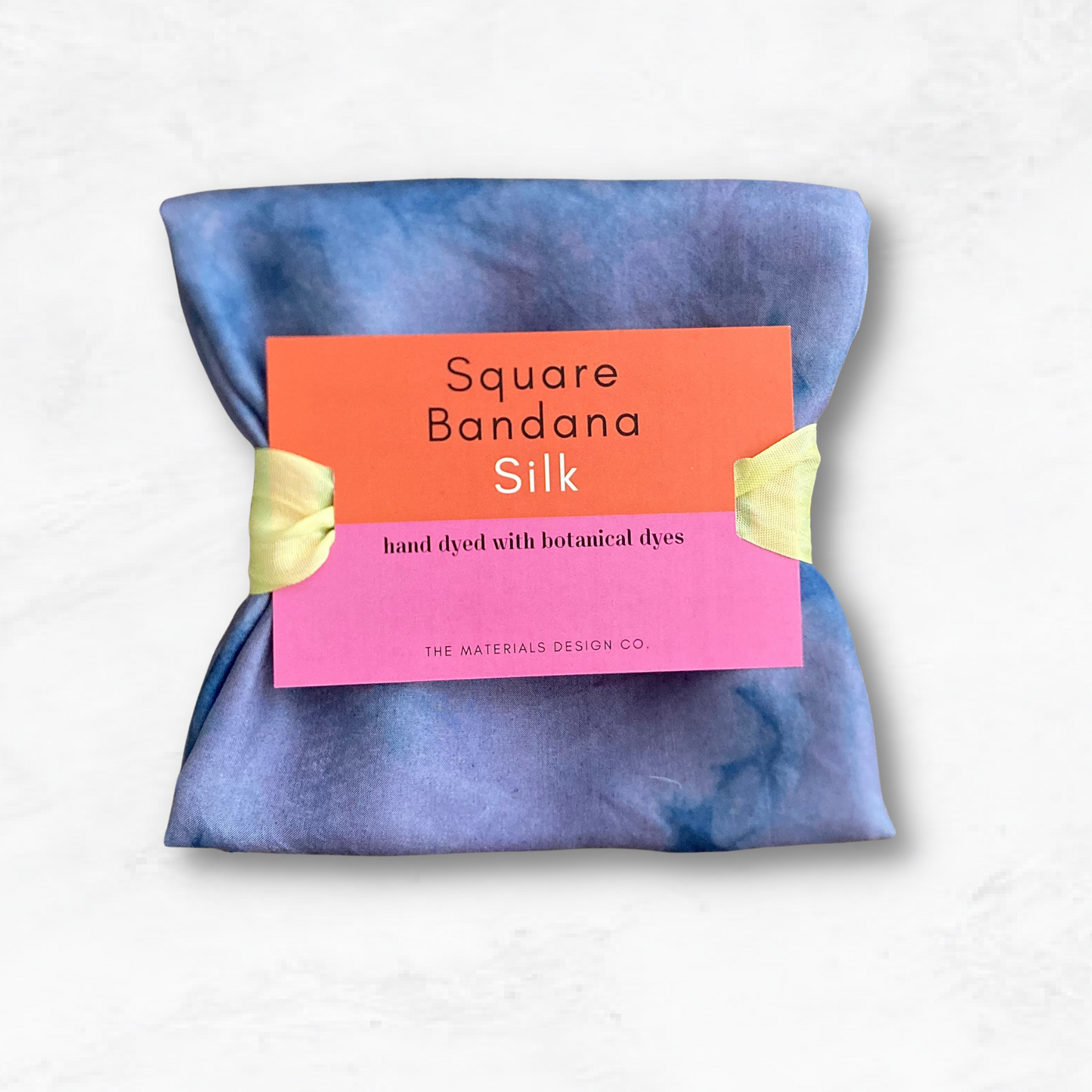 Morning Light Silk Bandana - Botanically Dyed