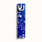 Mezuzah Case - Blue & White Terrazzo