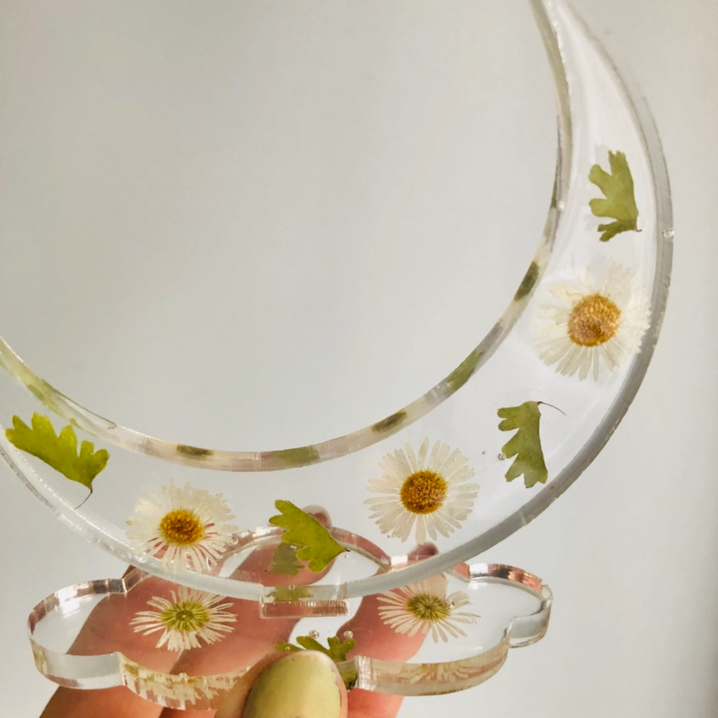 Moon Ring Holder- Small Daisy