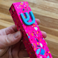 Mezuzah Case - Hot Pink & Multicolor Terrazzo