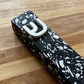 Mezuzah Case - Black & White Terrazzo