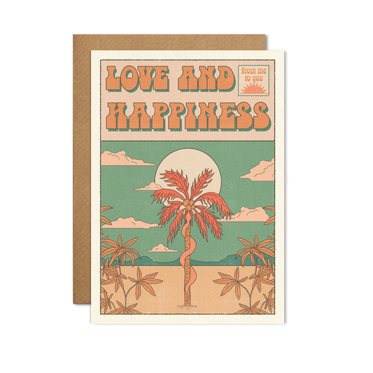 Love and Happiness Greeting Card