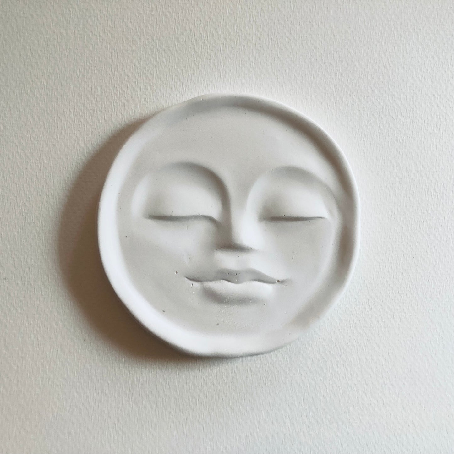 Moon Face Concrete Trinket Dish