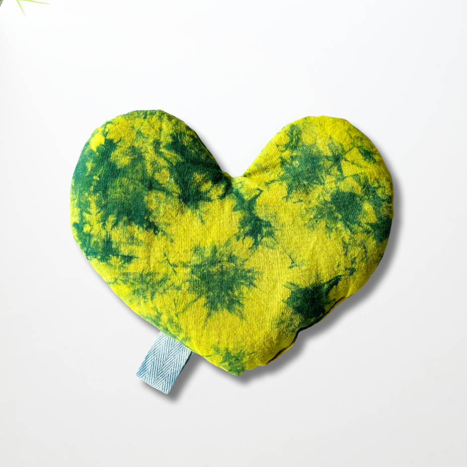 Heart Shaped Eye Pillow - Citron