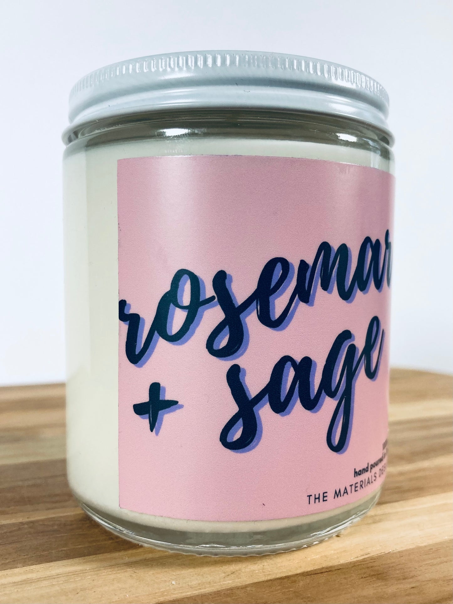 Soy Wax Candle - Rosemary Sage