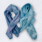 Blue Sky Silk Bandana - Botanically Dyed