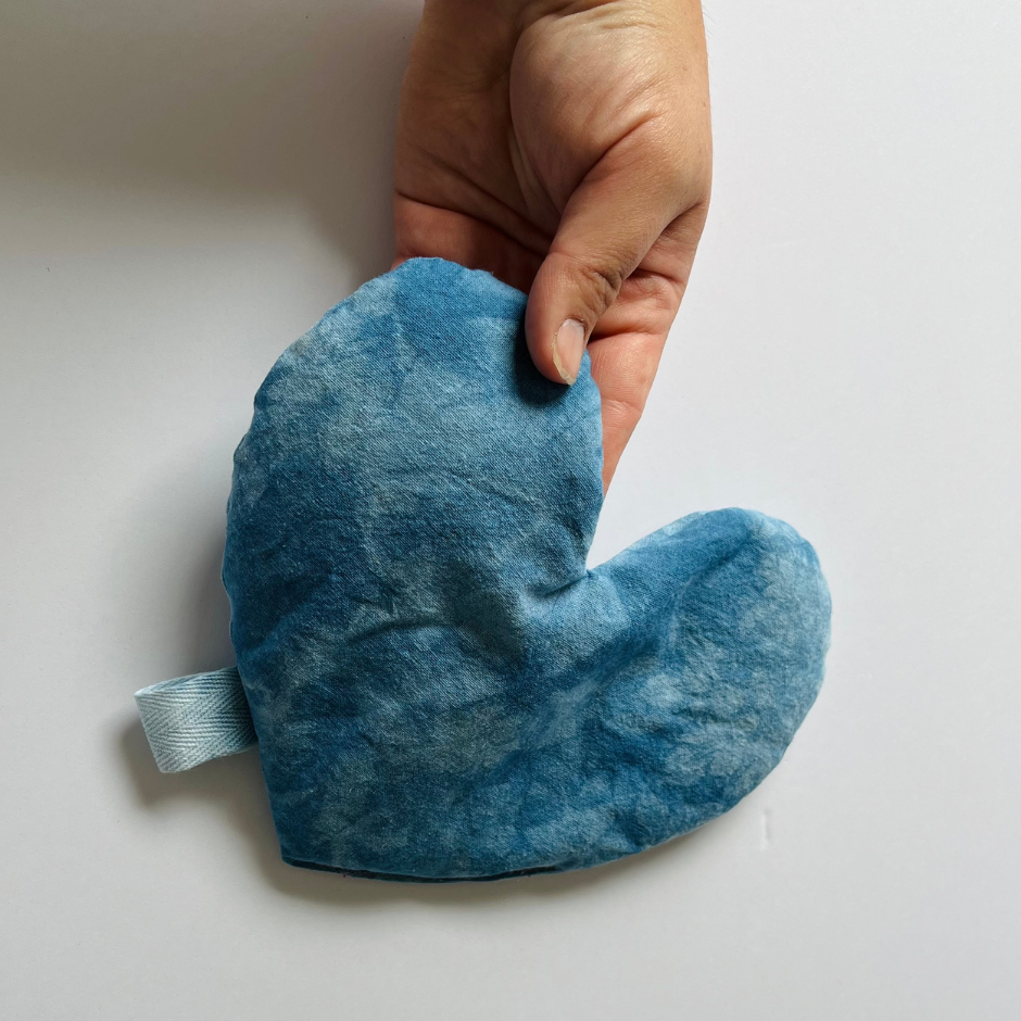 Heart Shaped Eye Pillow - Sea