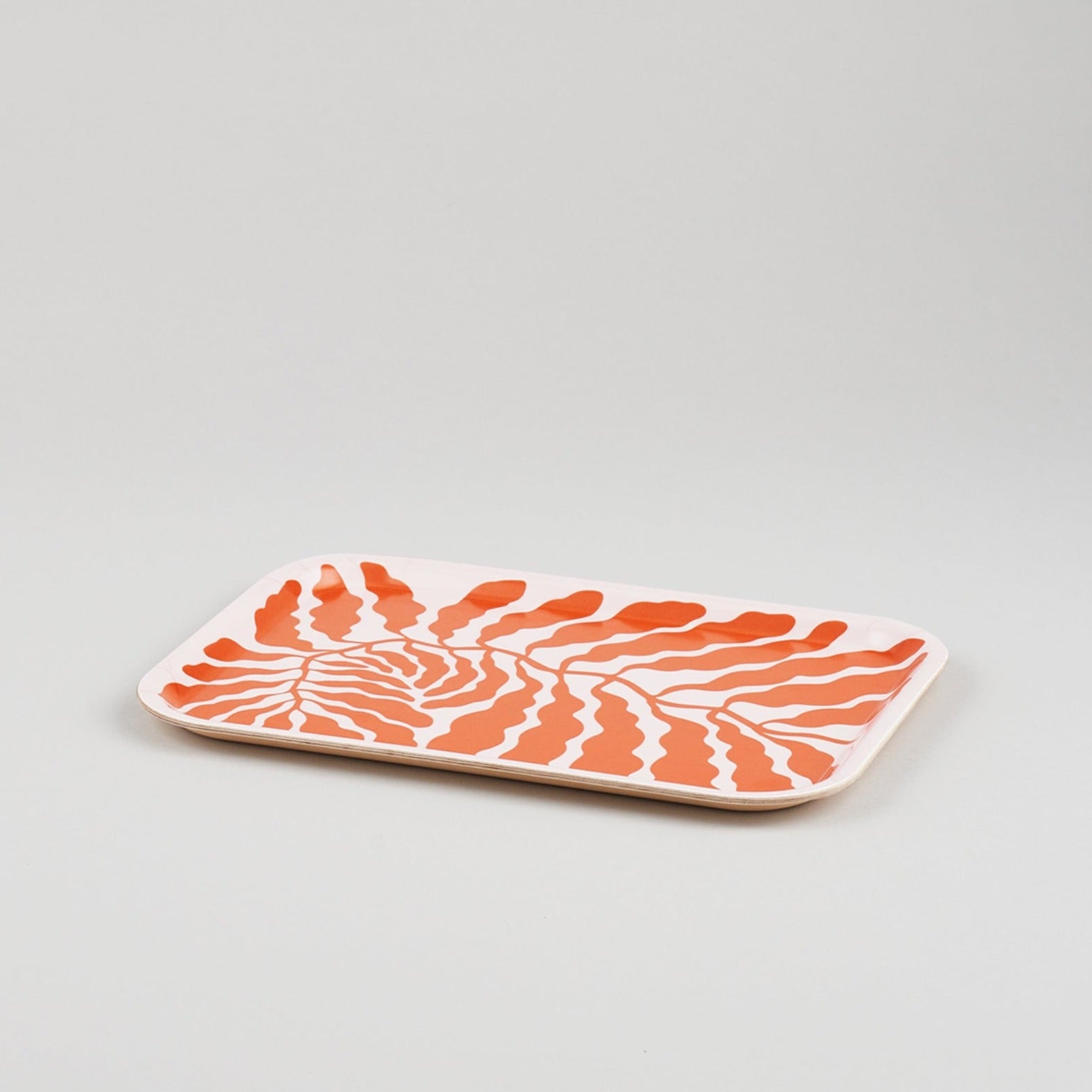 Orange Leaves Mini Rectangle Art Tray – The Materials Design Co.